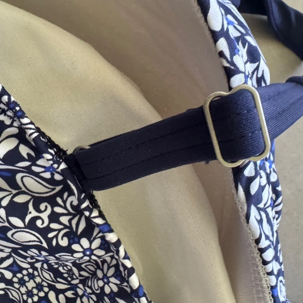 Lands' End Women's Blue Floral Tankini Swim Set Sz 10 Top 12 Bottom NWT - Picture 12 of 16